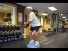 Golf Strength & Fitness - Squat - medicine ball & bosu ball
