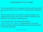 Customized Fat Loss Scam Review | Is Customized Fat Loss Scam As Good As It Sounds?