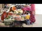 Real Indian Village/Town.Bhinmal Bus Stand.Woman Vegetable Vendor.Indian Villagers.Rajasthan.भीनमाल