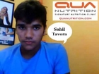 Testimonial of Foot ball Player Sahil Tavora on Sports nutrition with QUA.