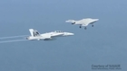 X-47B UCAS Unmanned Drone Use From Aircraft Carrier
