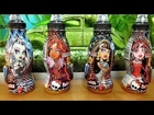 4 Surprise Eggs Mattel Monster High Toys Unboxing Drinks + Candy from Poland - Sorpresa