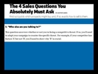 4 Sales Questions to Ask for Success