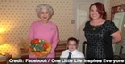 Helen Mirren Meets With Boy as Queen Elizabeth II
