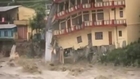 House swept away by floods in India