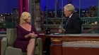 Katherine Heigl and David Letterman discussing the benefits of electronic cigarettes